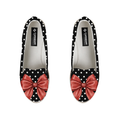 Polka Dot Red Bow Nook Espadrille