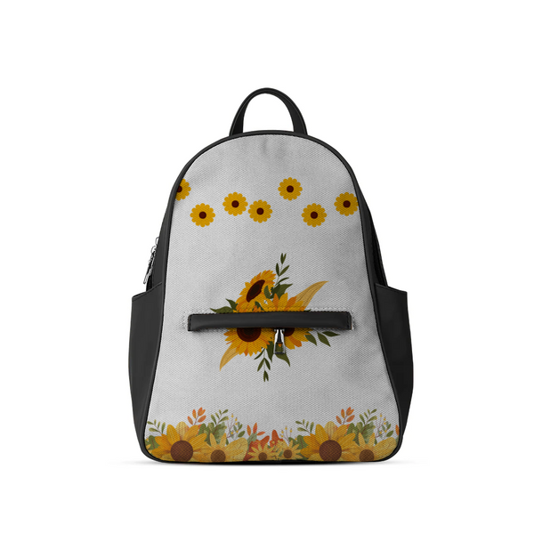 Sunflowers Daydreamer Backpack – شنطة ظهر حريمي بتصميم فني – ECADRA