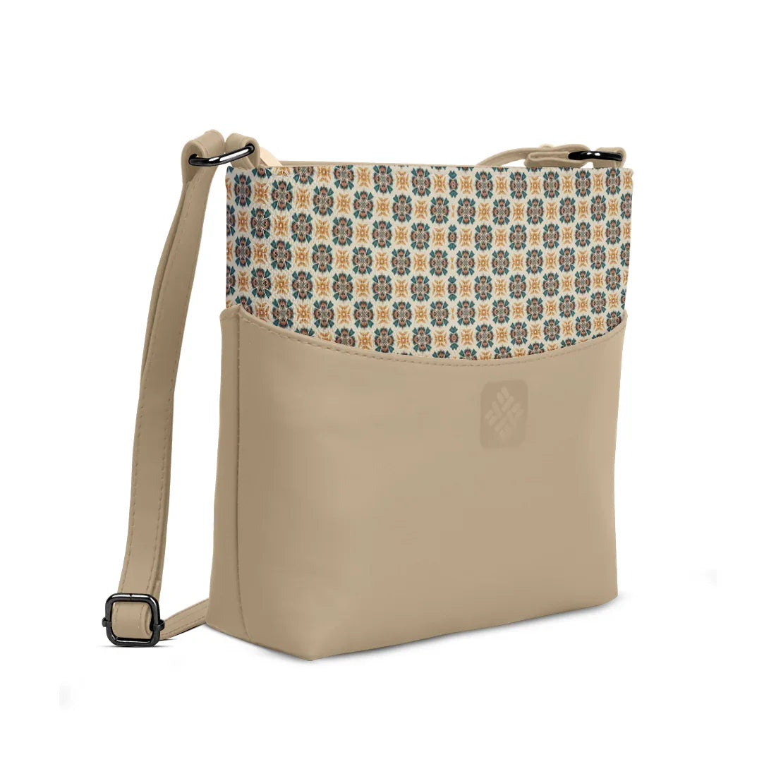 Chic Essentials Crossbody Vintage Tile Pattern - 2