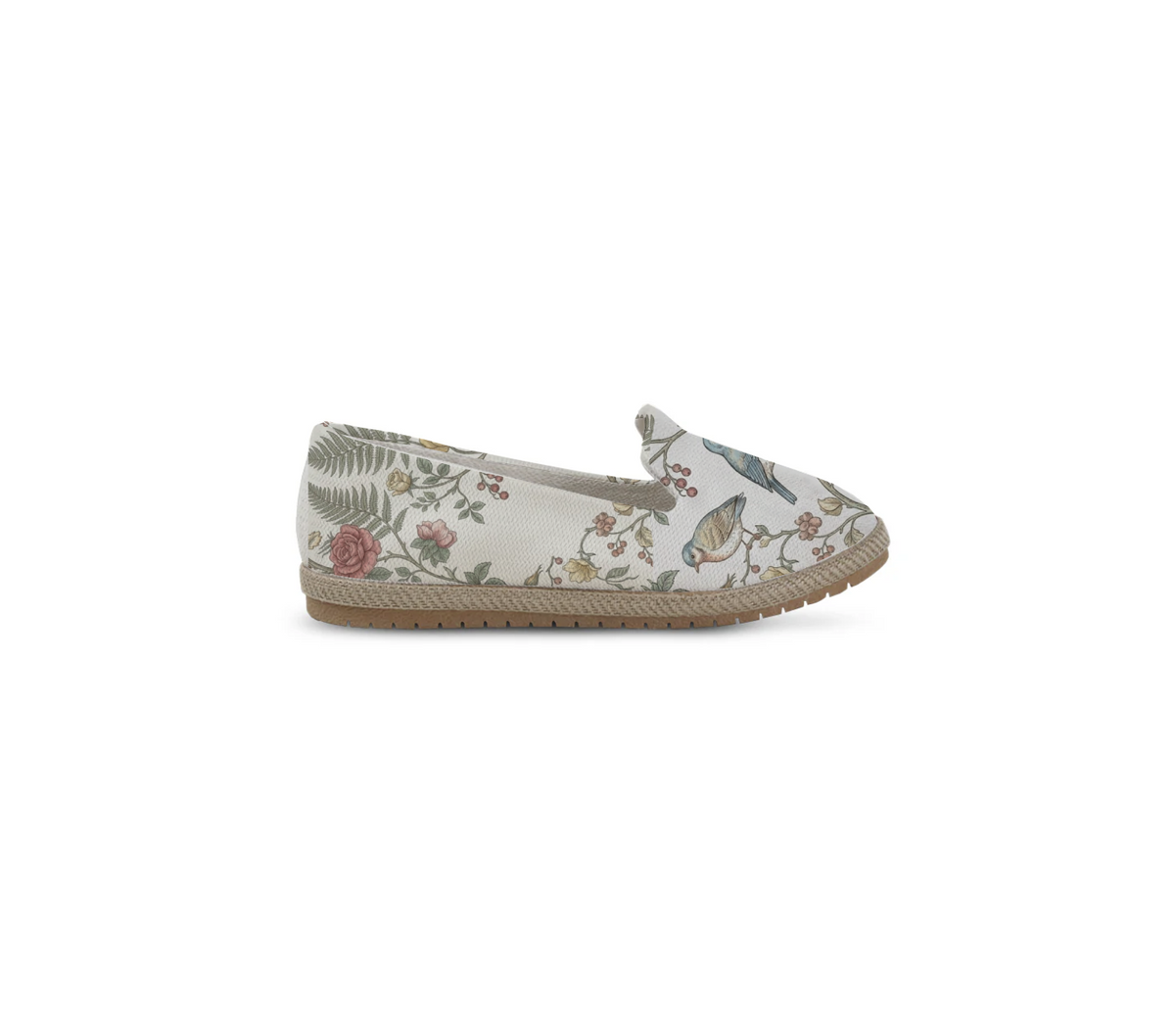Nook Espadrille – Vintage Songbird and Soft Floral Aesthetic