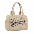Beige Speedy Bag Bonjour