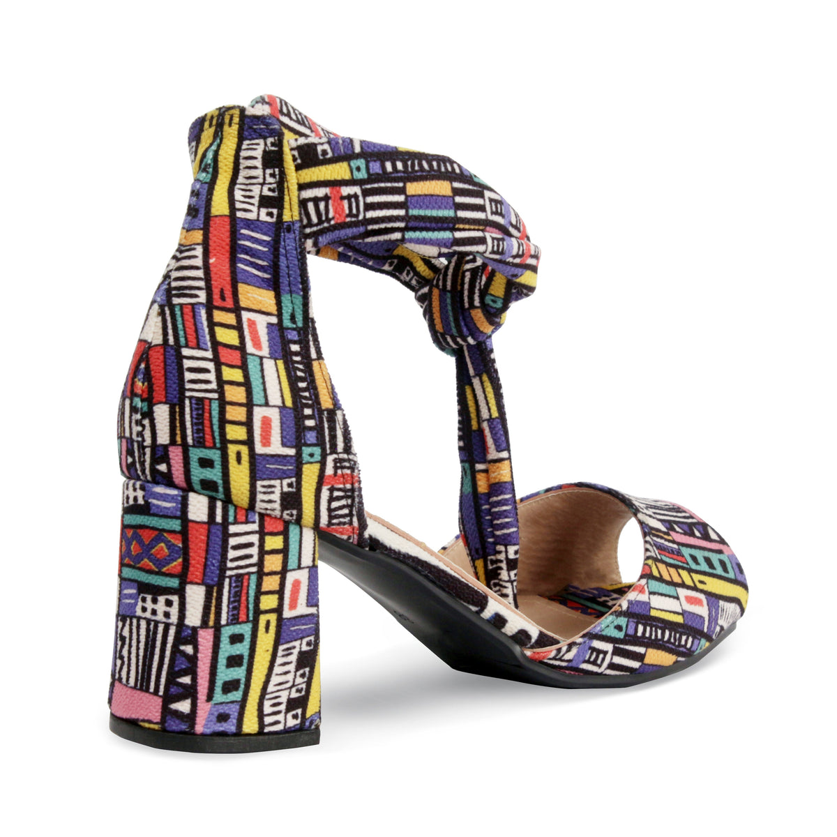 Urban Mosaic Chunky Heeled