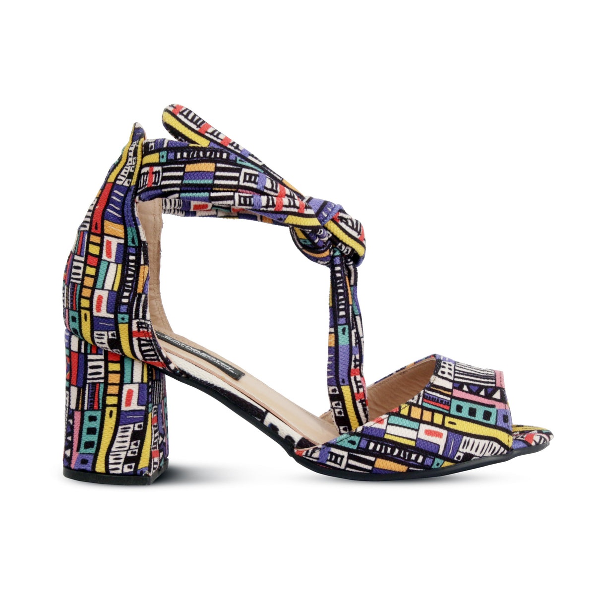 Urban Mosaic Chunky Heeled
