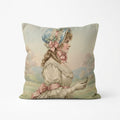Decorative Pillow Victorian Fashion Illustration