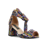 Urban Mosaic Chunky Heeled