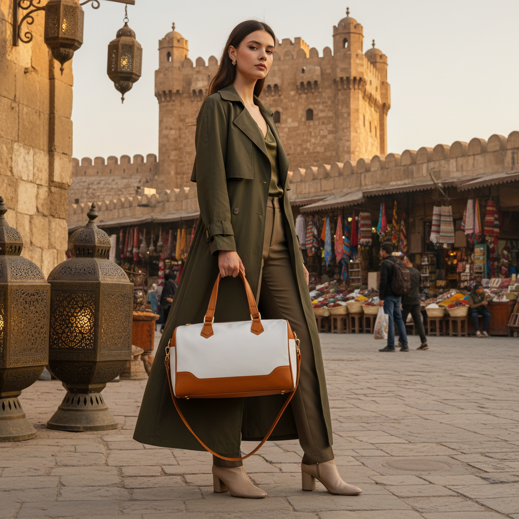 Metro Grace Barrel Bag – Sleek & Sophisticated - 5