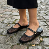 Black Trellis Mule