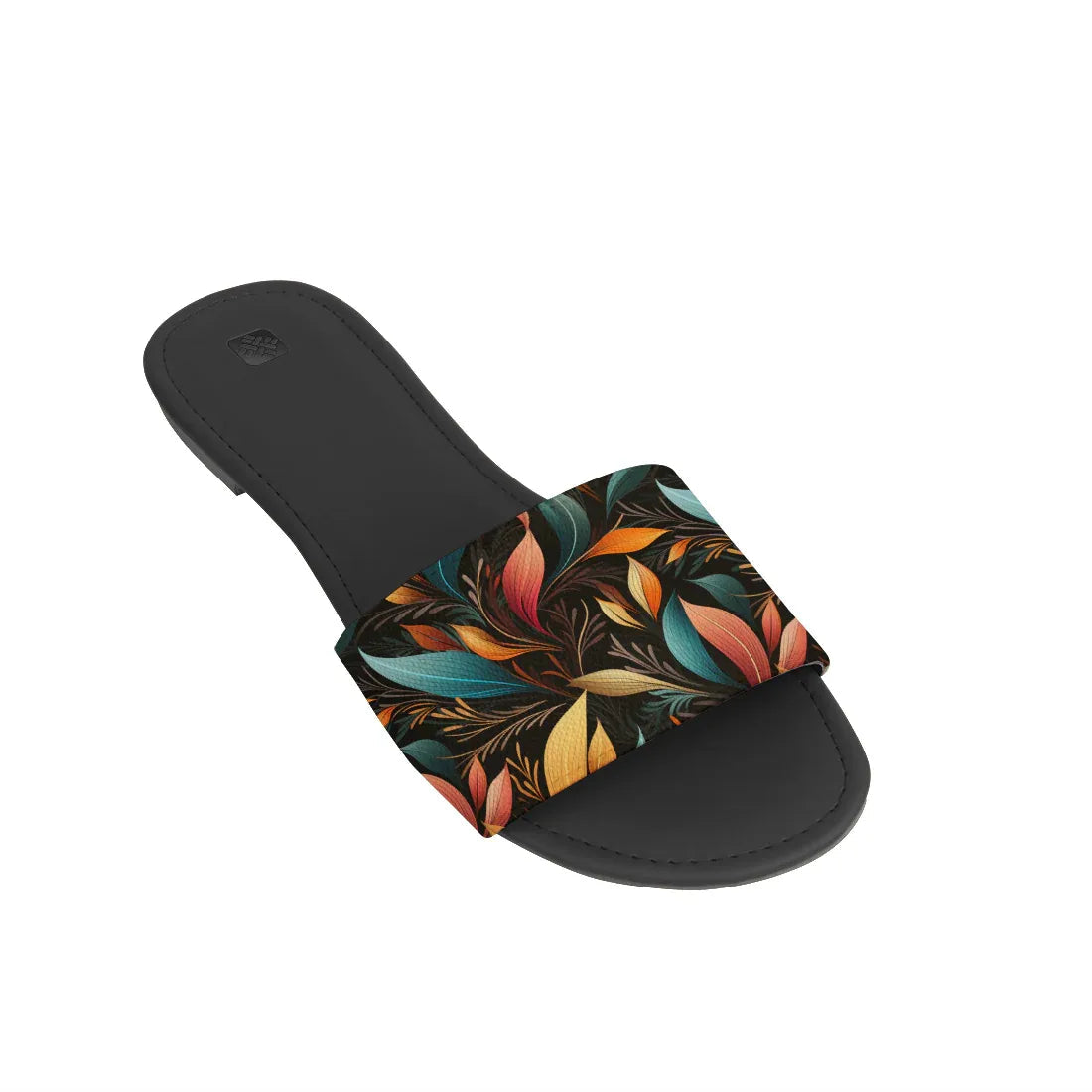 Cozy Bliss Slipper Tropical Plume Slides - 2