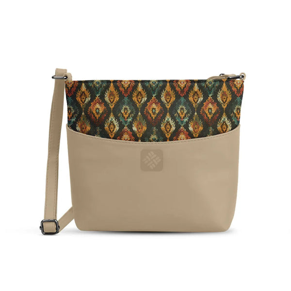 Chic Essentials Crossbody Autumn Hues Tribal - 1