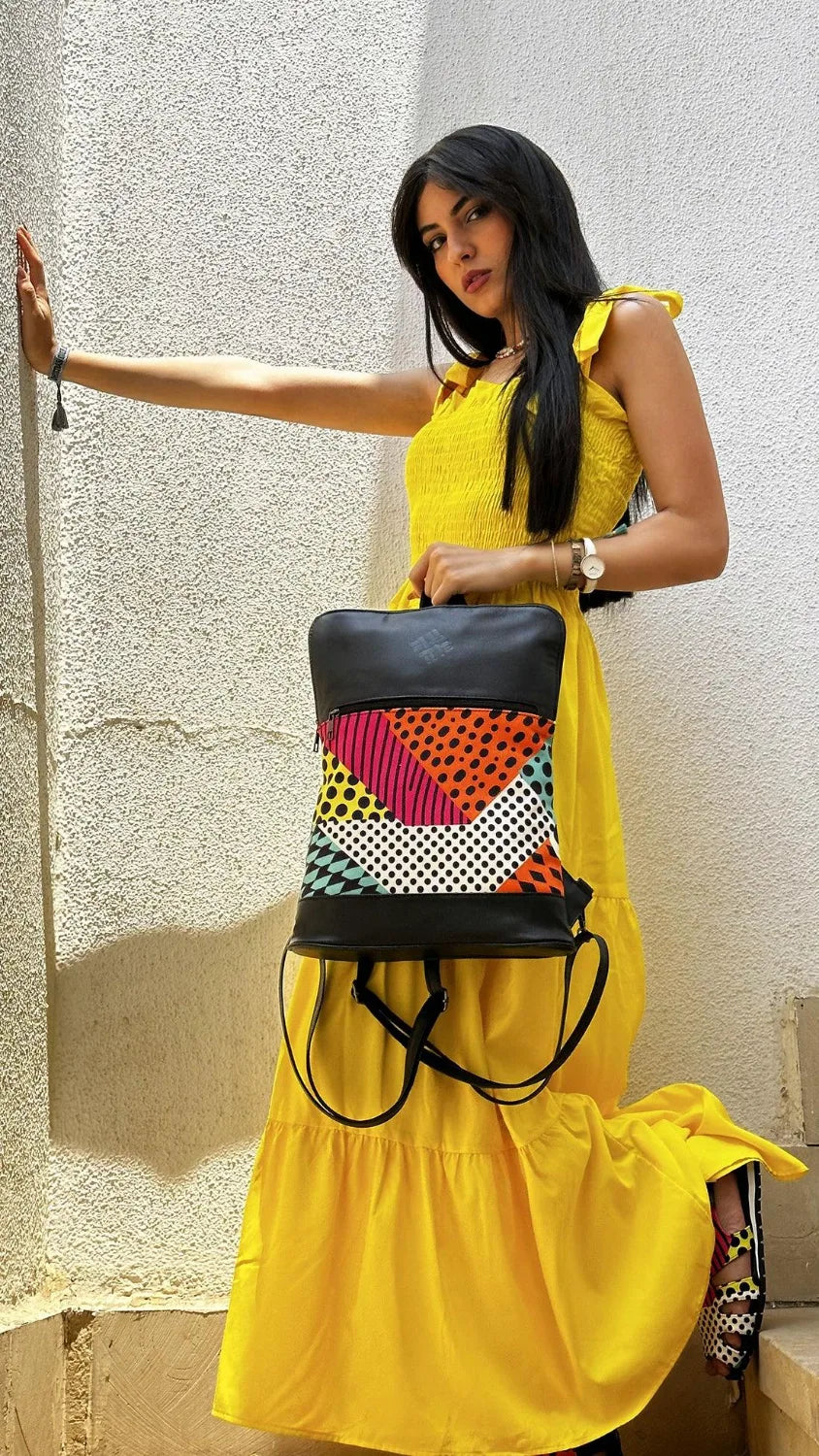 Black Orbit Laptop Backpack Flows - CANVAEGYPT