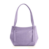 Lavender Leather Tote Bag floral