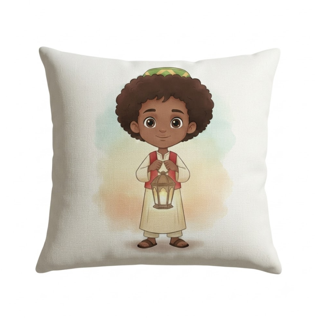 Decorative Pillow Bakar Cartoon Characters Ramadan