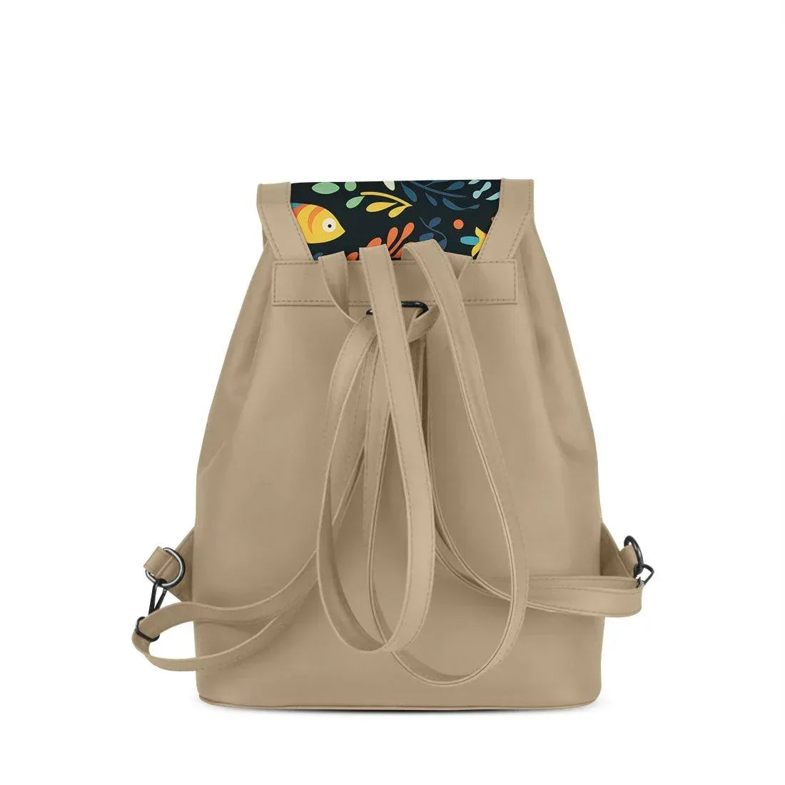Beige City Serenade Backpack Aqua Amble - CANVAEGYPT