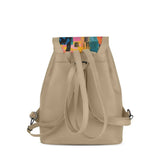 Beige City Serenade Backpack Vibrant Mosaic - CANVAEGYPT