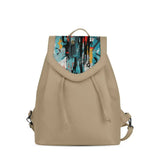 Beige City Serenade Backpack Cerulean Dreams - CANVAEGYPT
