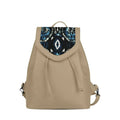 Beige City Serenade Backpack Oceanic Tribal Mandala