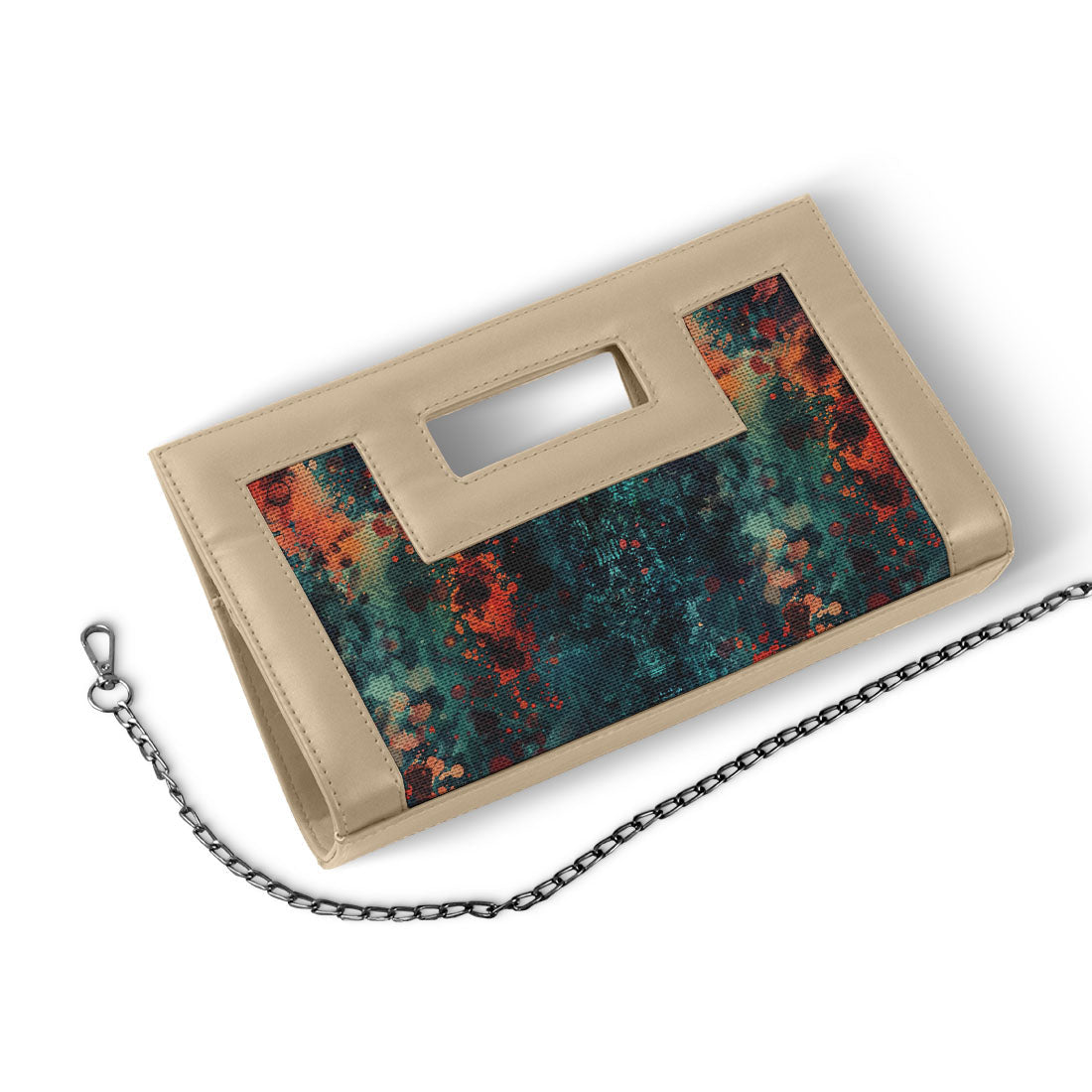 Beige City Sleek Clutch ColorFusion - 1