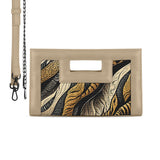 Beige City Sleek Clutch Connected - 2