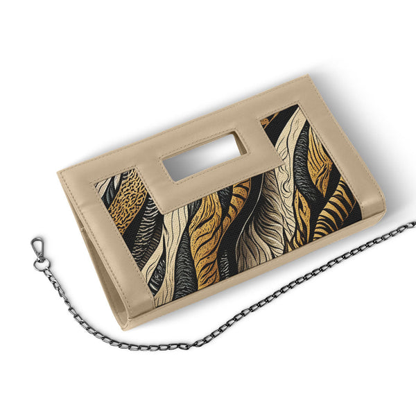 Beige City Sleek Clutch Connected - 1