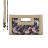 Beige City Sleek Clutch Rectangles - 2