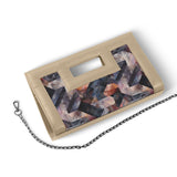 Beige City Sleek Clutch Rectangles - 1