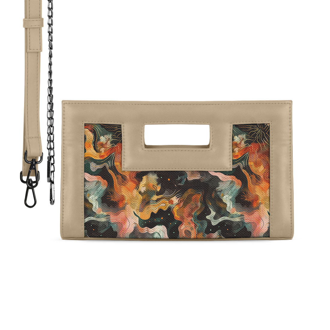 Beige City Sleek Clutch Vividblend - 2