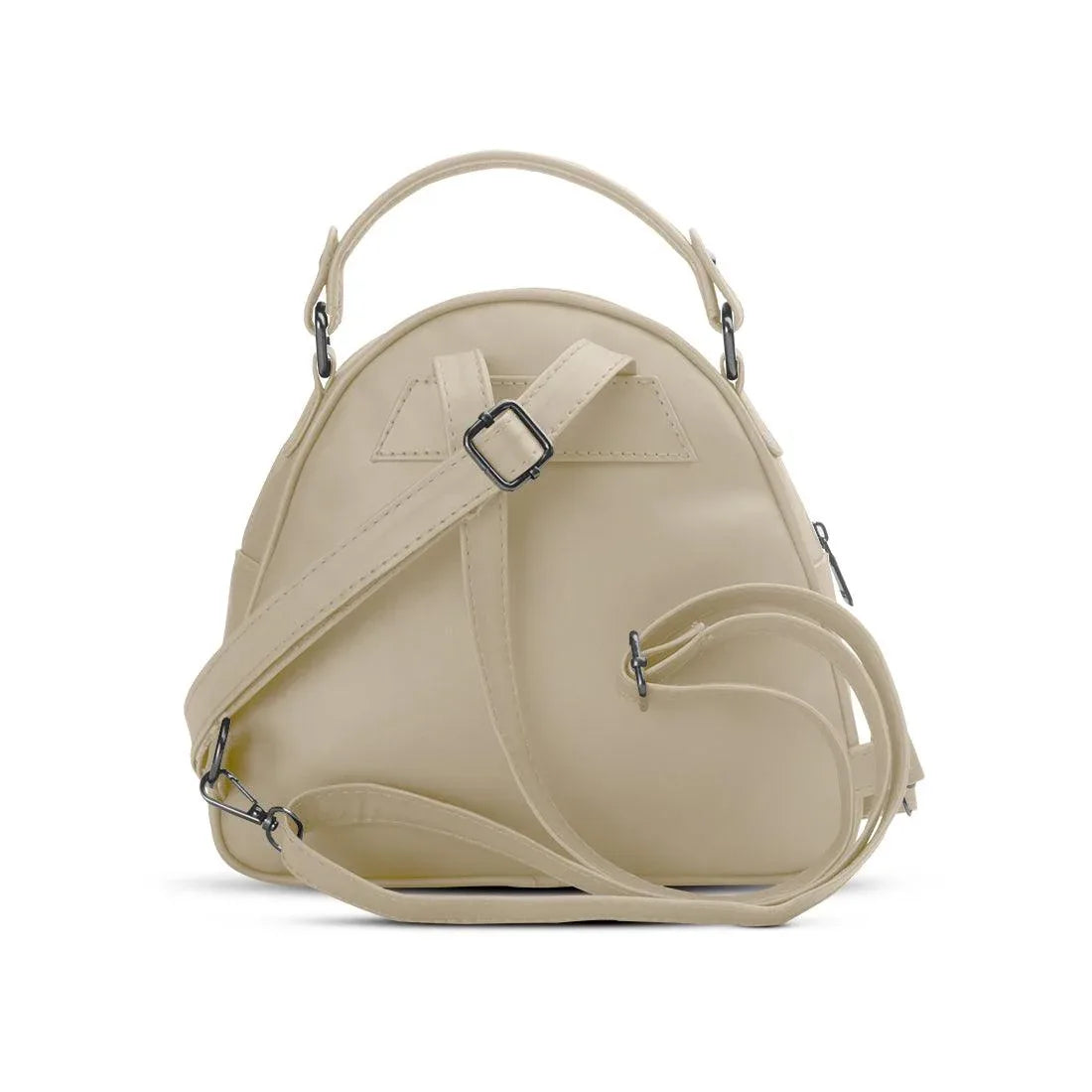 Beige Mini Voyage Backpack Old Magazine - CANVAEGYPT