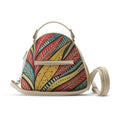 Beige Mini Voyage Backpack Leaves