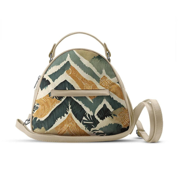 Beige Mini Voyage Backpack Shapes - CANVAEGYPT