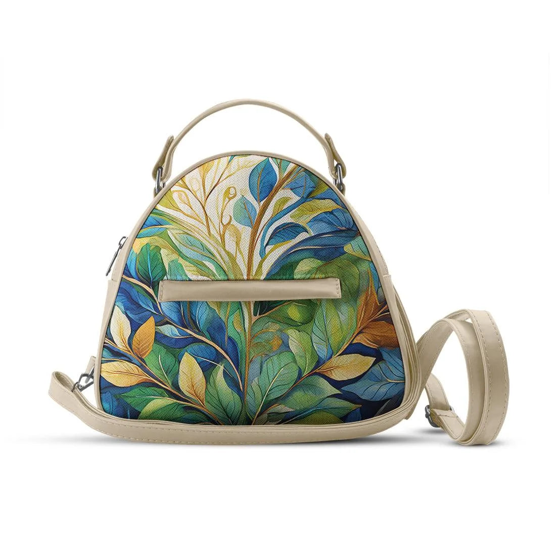 Beige Mini Voyage Backpack Verdure - CANVAEGYPT