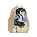 Beige Mixed Backpack Young Beauty