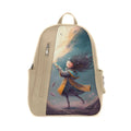 Beige Mixed Backpack Beautiful Witcher