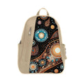 Beige Mixed Backpack Spiral