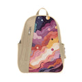 Beige Mixed Backpack Wavy Sky