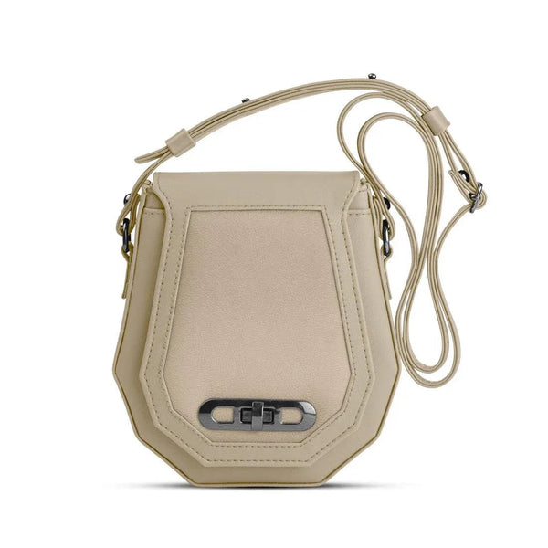 Beige Polygon Crossbags