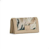 Beige Botanical Sleek Elegance Fold Wallet - 1