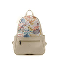 Beige Vivid Backpack Leaves