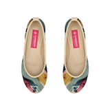 Beige Voyage Round Toe Color Flow
