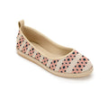 Beige Voyage Round Toe Dot – Hot Deal
