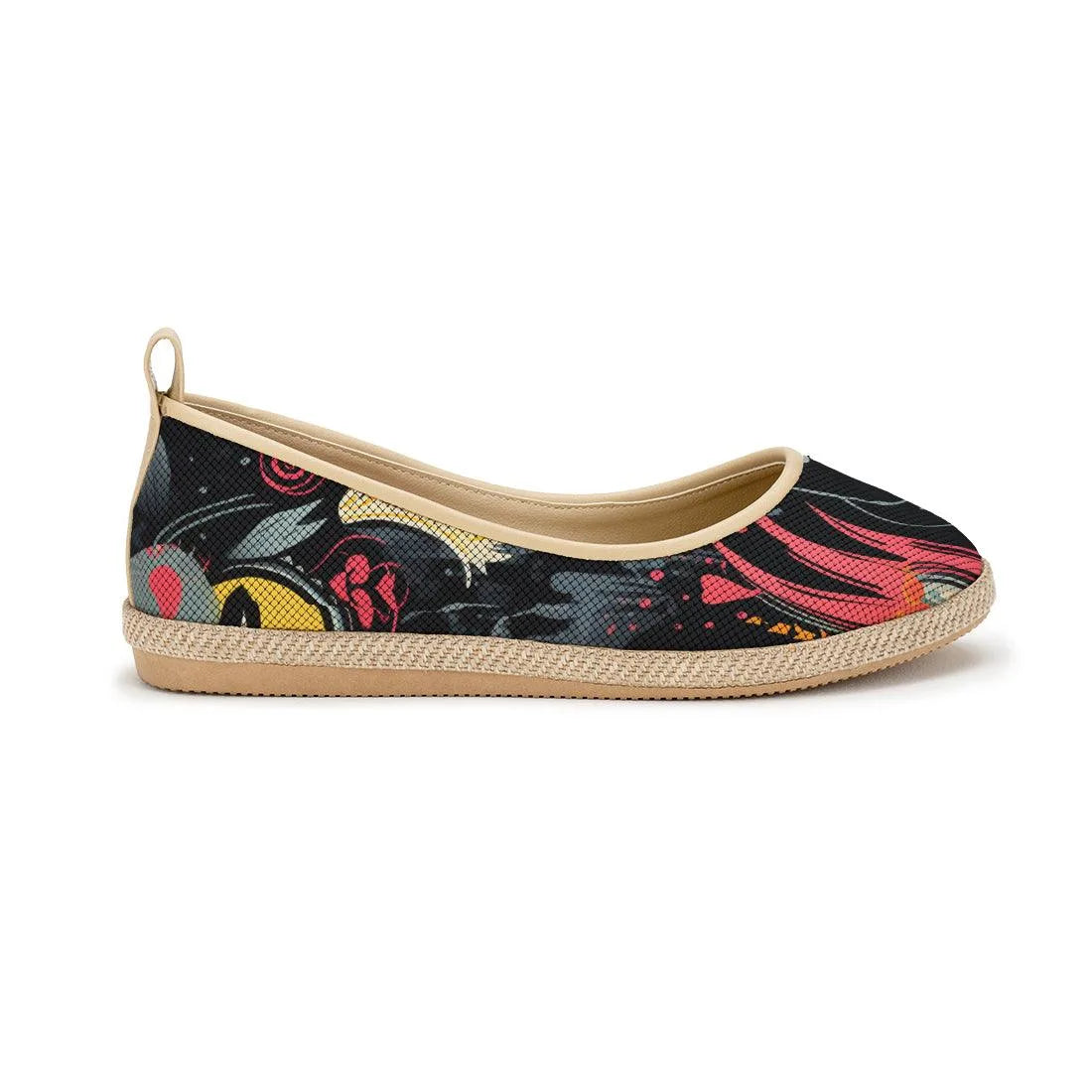 Beige Voyage Round Toe Flecks - CANVAEGYPT