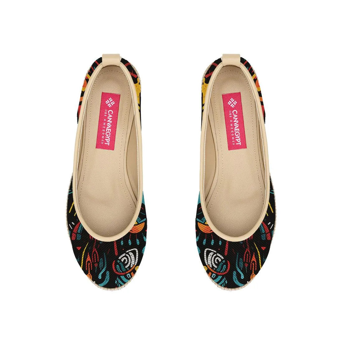 Beige Voyage Round Toe Looming - CANVAEGYPT