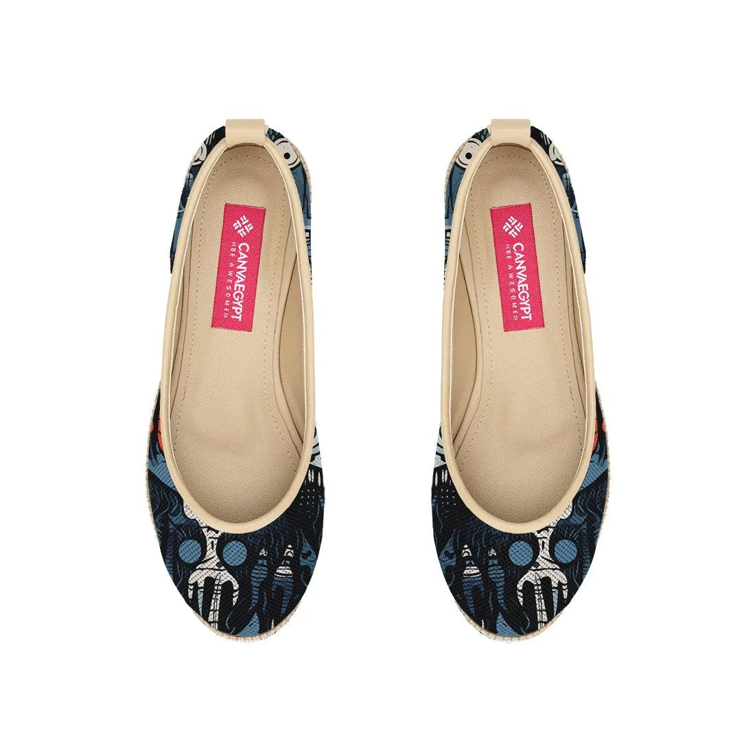 Beige Voyage Round Toe Monster - CANVAEGYPT