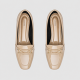Beige Chain Loafers – Step Into Your Power | ECADRA