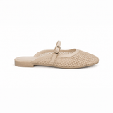 Beige Trellis Mule | ECADRA