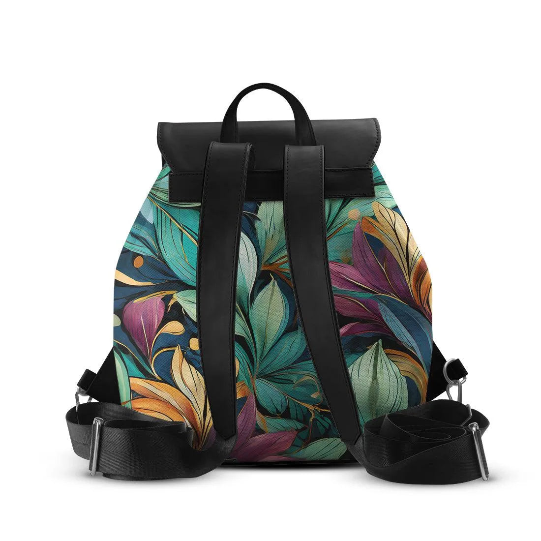Black Aurora Backpack Leaf - CANVAEGYPT