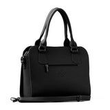 Black Travel Hobo Bag Leaves - CANVAEGYPT