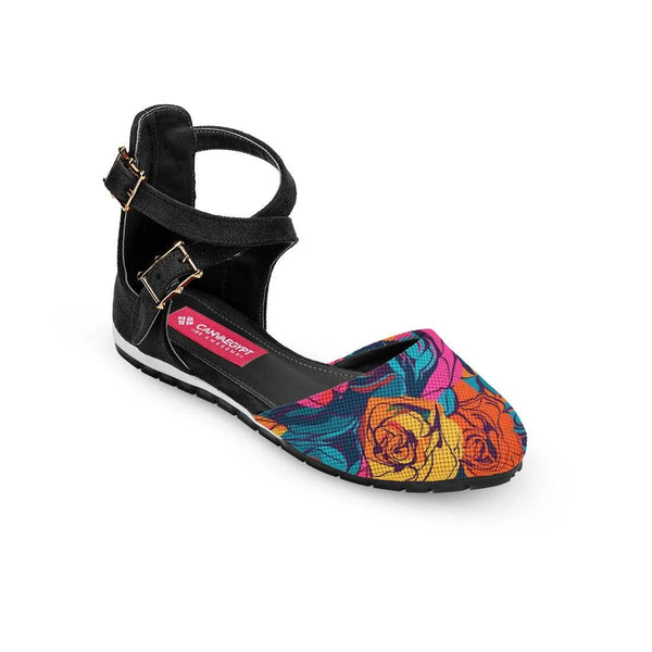 Black Chunky Sandal Blossom