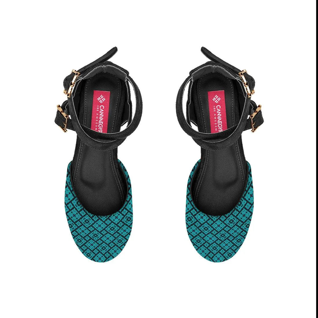 Black Chunky Sandal Patches