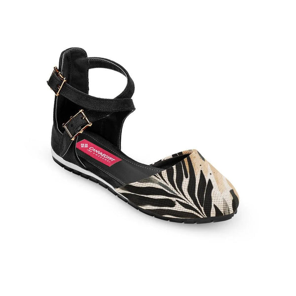 Black Chunky Sandal Short Leaf - 1