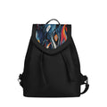 Black City Serenade Backpack Aquatic Allure
